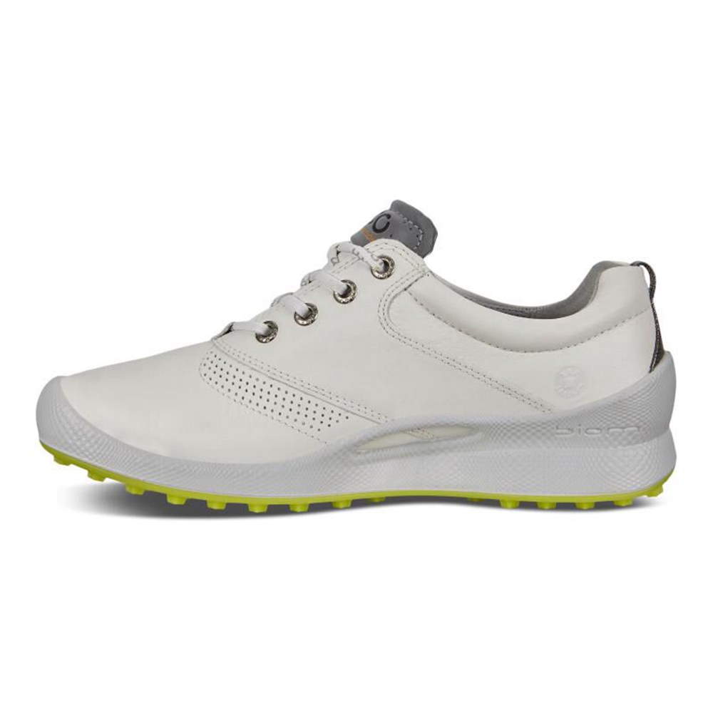 ECCO Womens Golf Shoes White - Biom Hybrid - TJH-475381